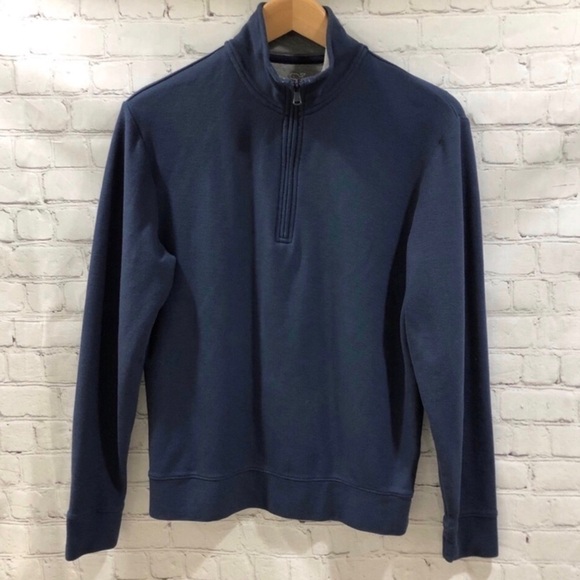 Vineyard Vines Men’s Saltwater Half Zip Salwater Pullover Navy Blue Size XS - Picture 2 of 7
